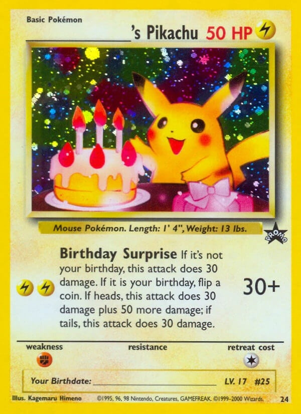 Image for ______'s Pikachu (24/53) (WoTC Promo) - Pokemon