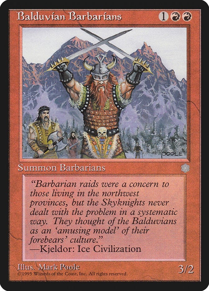 Balduvian Barbarians [ICE] - MTG Single