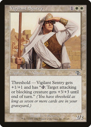 Vigilant Sentry (33) [JUD] - MTG Single