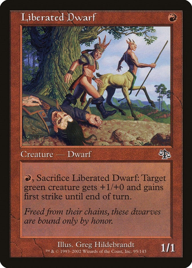 Liberated Dwarf (95) [JUD] - MTG Single