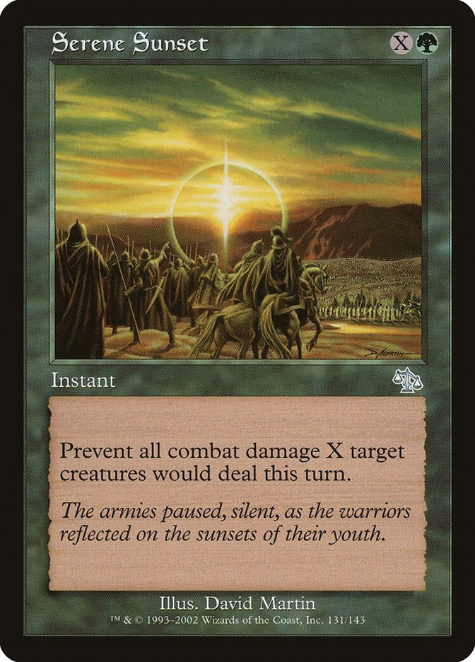 Serene Sunset (131) [JUD] - MTG Single