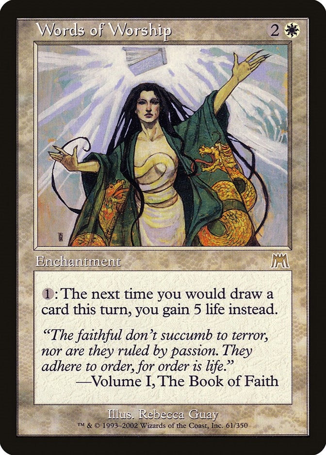 Words of Worship (61) [ONS] - MTG Single
