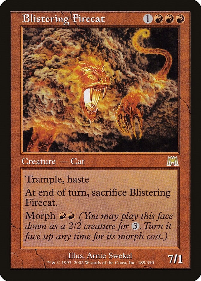 Blistering Firecat (189) [ONS] - MTG Single