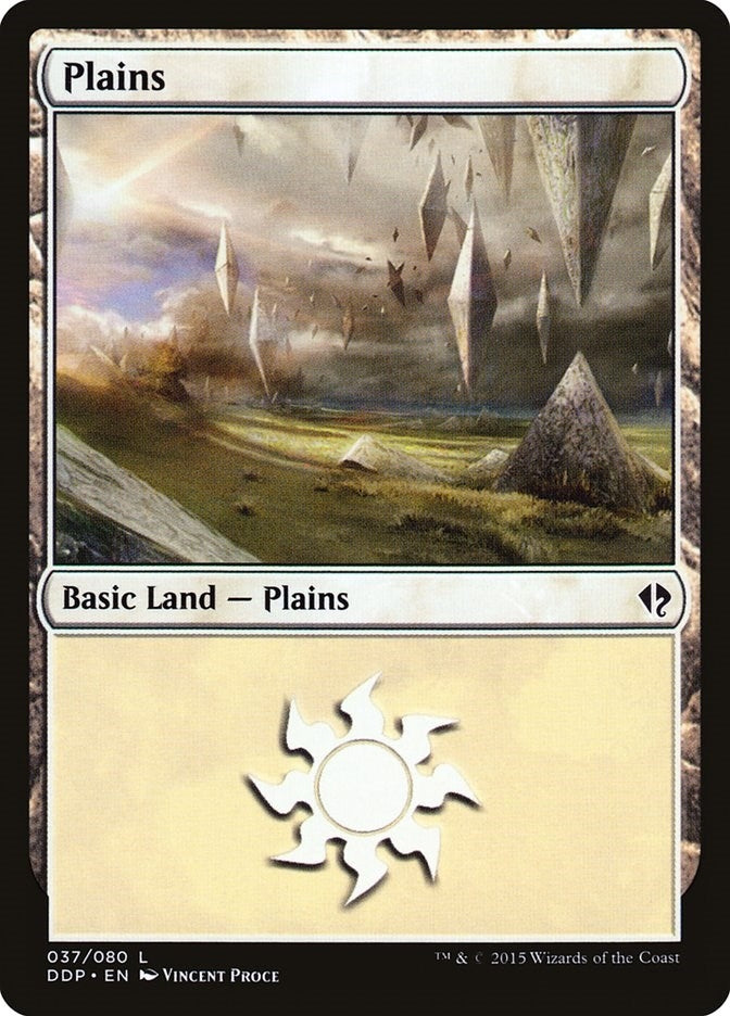 Plains (037) (37) [DDP] - MTG Single