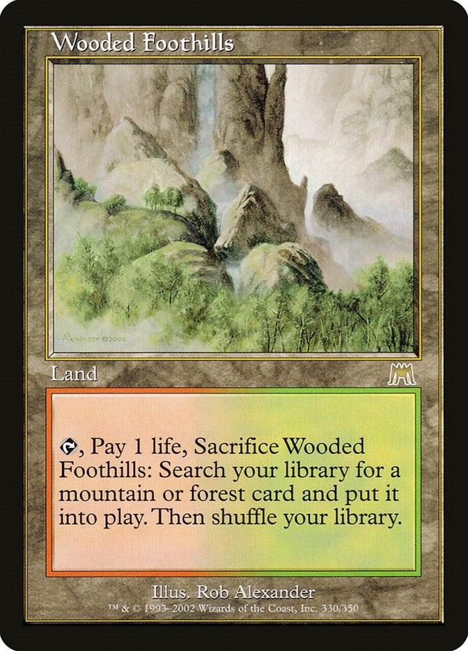 Wooded Foothills (330) [ONS] - MTG Single