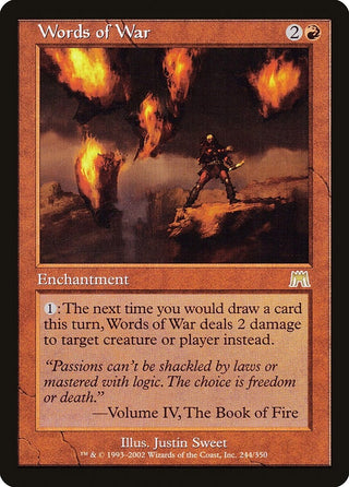 Words of War (244) [ONS] - MTG Single