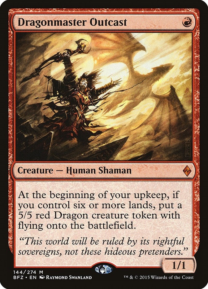 Dragonmaster Outcast (144) [BFZ] - MTG Single