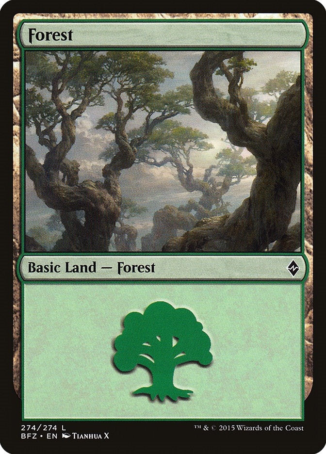 Forest (274) (274) [BFZ] - MTG Single