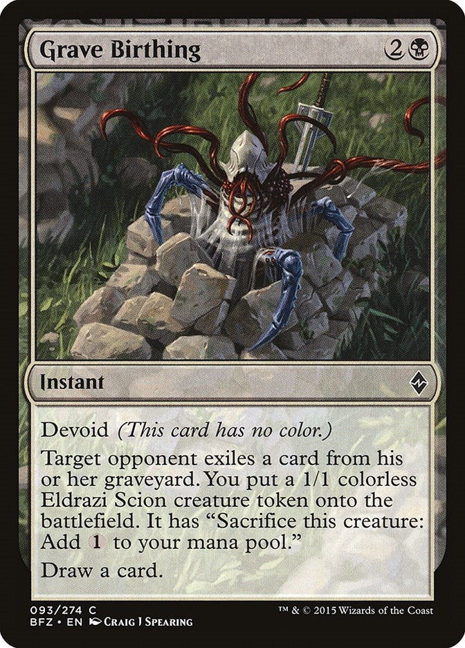 Grave Birthing (93) [BFZ] - MTG Single