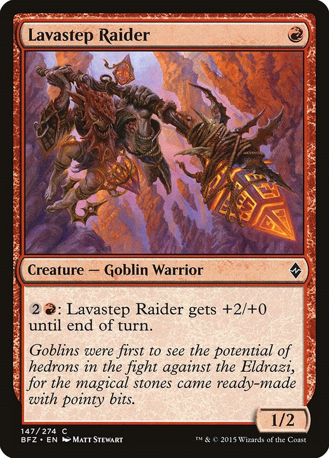 Lavastep Raider (147) [BFZ] - MTG Single