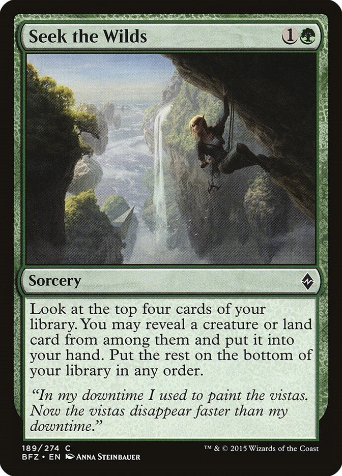 Seek the Wilds (189) [BFZ] - MTG Single