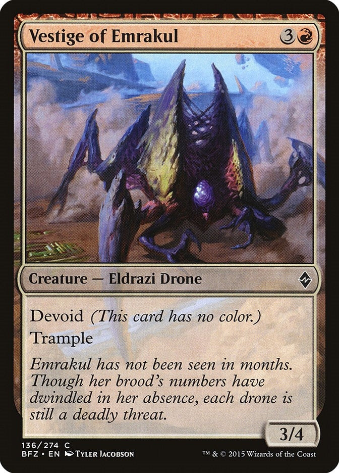 Vestige of Emrakul (136) [BFZ] - MTG Single