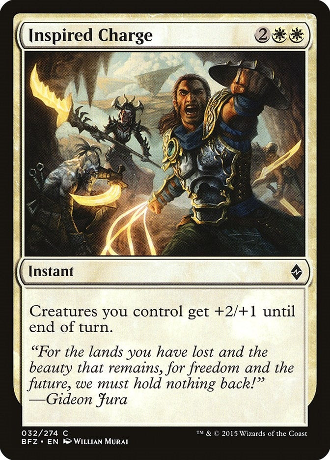 Inspired Charge (32) [BFZ] - MTG Single