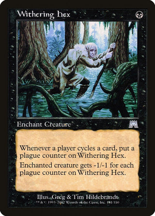 Withering Hex (181) [ONS] - MTG Single