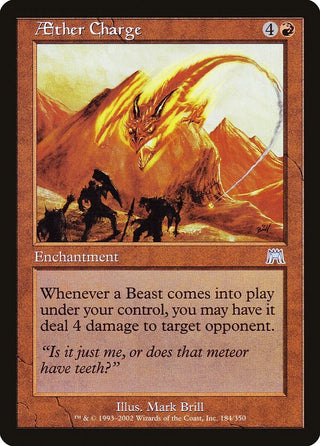 Aether Charge (184) [ONS] - MTG Single