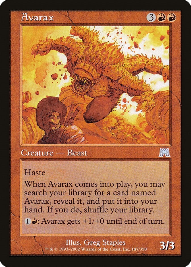 Avarax (187) [ONS] - MTG Single