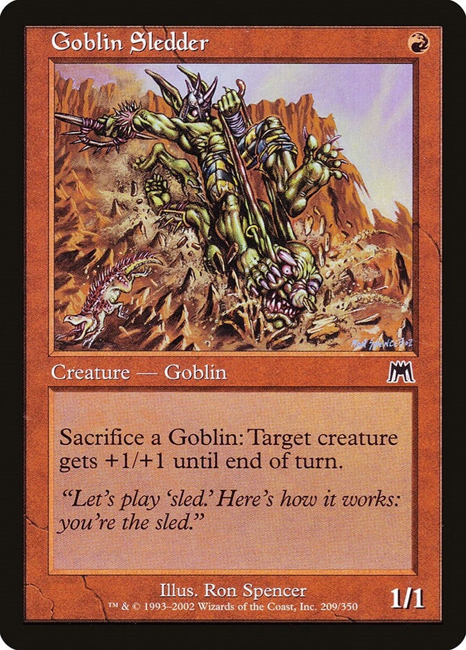 Goblin Sledder (209) [ONS] - MTG Single