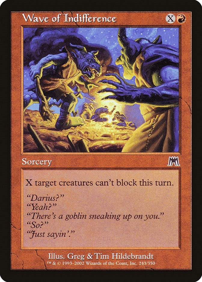 Wave of Indifference (243) [ONS] - MTG Single