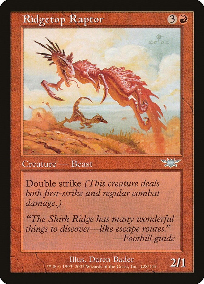 Ridgetop Raptor (108) [LGN] - MTG Single
