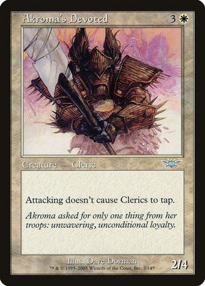 Akroma’s Devoted (2) [LGN] - MTG Single