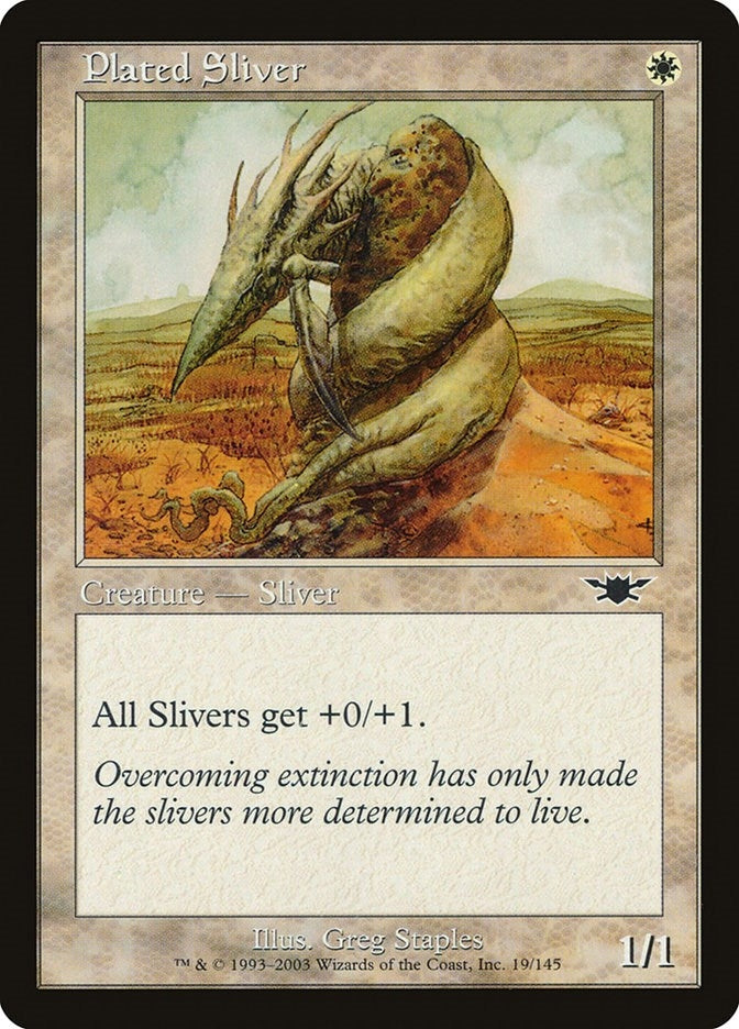 Plated Sliver (19) [LGN] - MTG Single