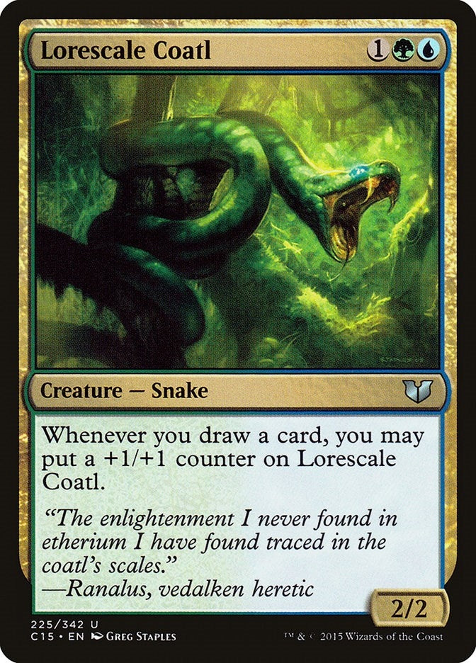 Lorescale Coatl (225) [C15] - MTG Single