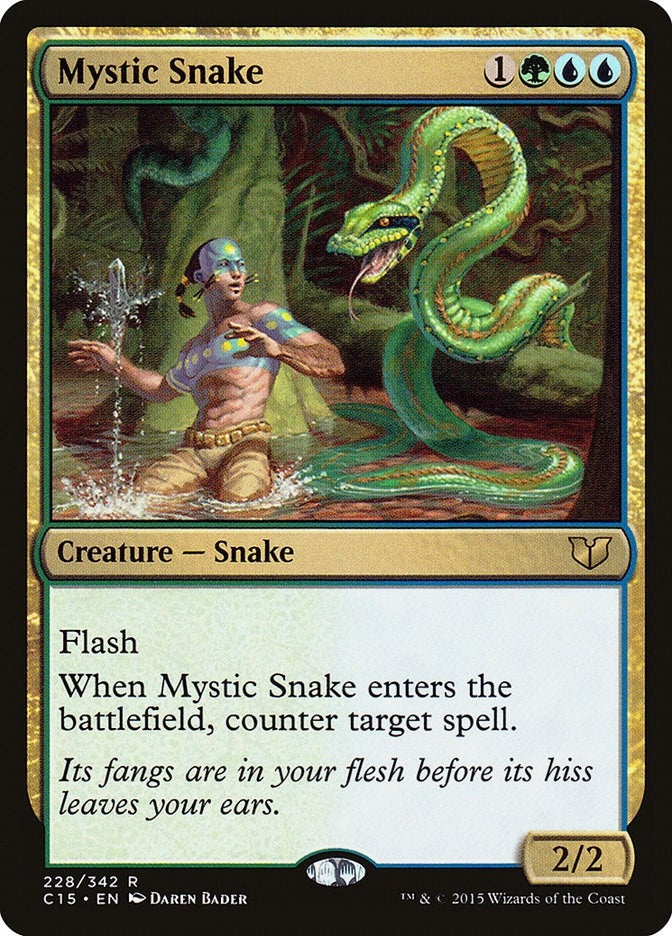 Mystic Snake (228) [C15] - MTG Single