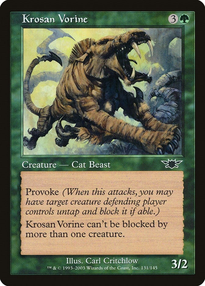 Krosan Vorine (131) [LGN] - MTG Single