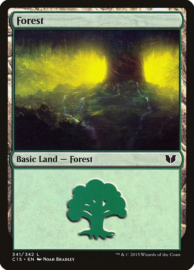 Forest (341) (341) [C15] - MTG Single
