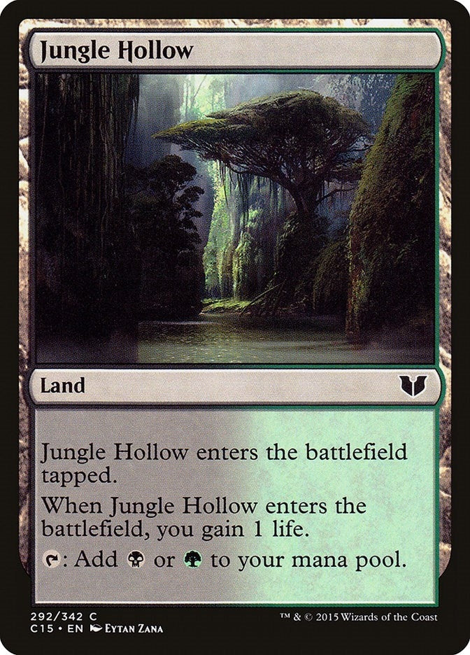 Jungle Hollow (292) [C15] - MTG Single