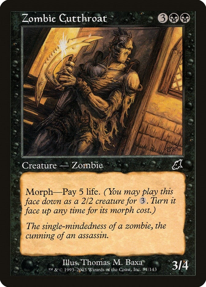 Zombie Cutthroat (81) [SCG] - MTG Single