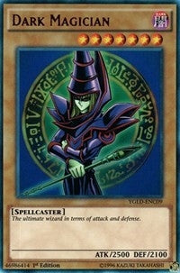 Dark Magician (C) (9) (YGLD) - YuGiOh Single
