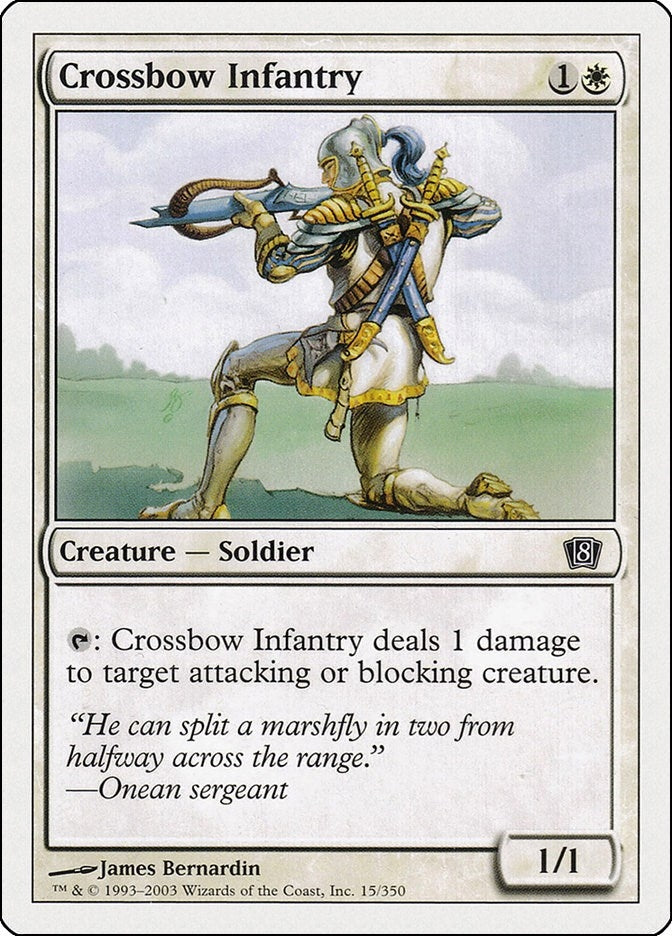 Crossbow Infantry (15) [8ED] - MTG Single