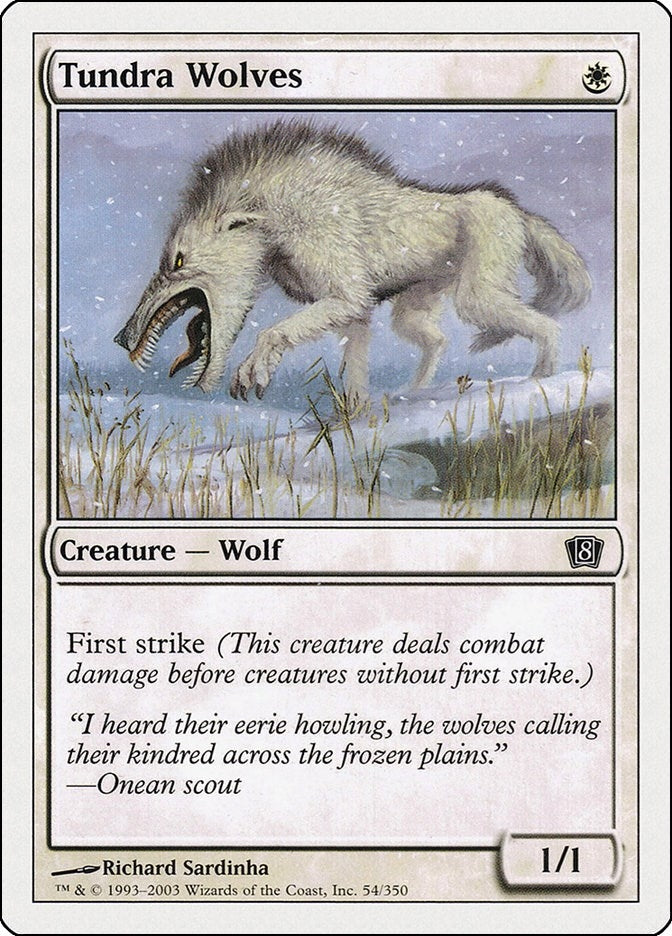Tundra Wolves (54) [8ED] - MTG Single