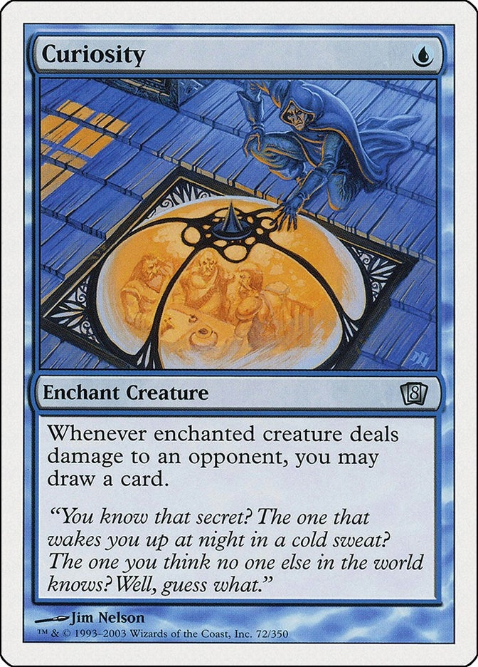 Curiosity (72) [8ED] - MTG Single