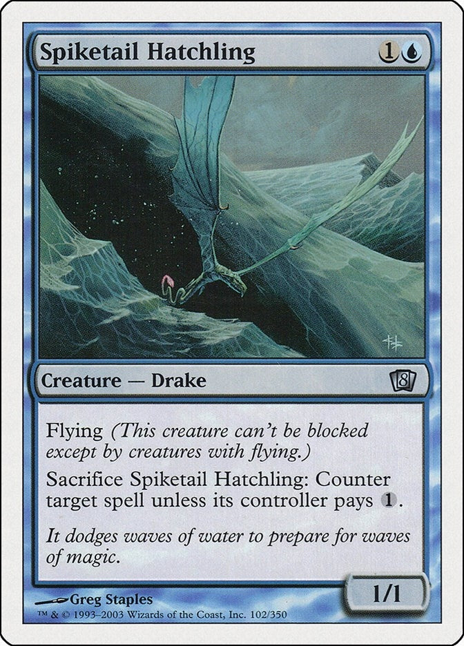 Spiketail Hatchling (102) [8ED] - MTG Single