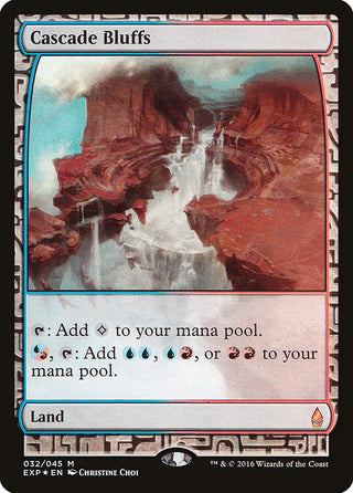 Cascade Bluffs (32) [EXP] - MTG Single