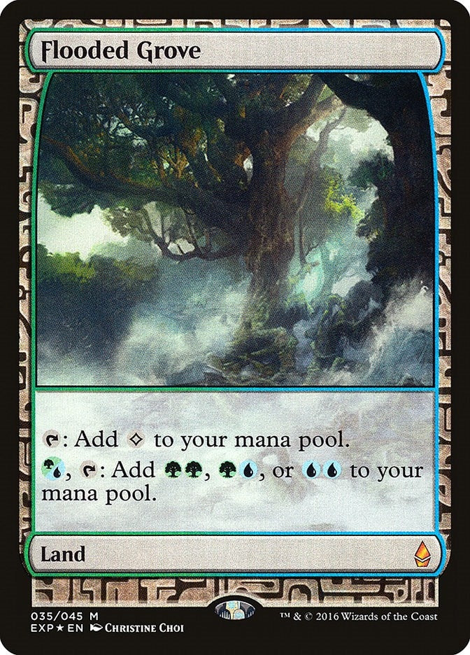 Flooded Grove (35) [EXP] - MTG Single