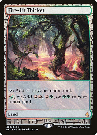 Fire-Lit Thicket (29) [EXP] - MTG Single