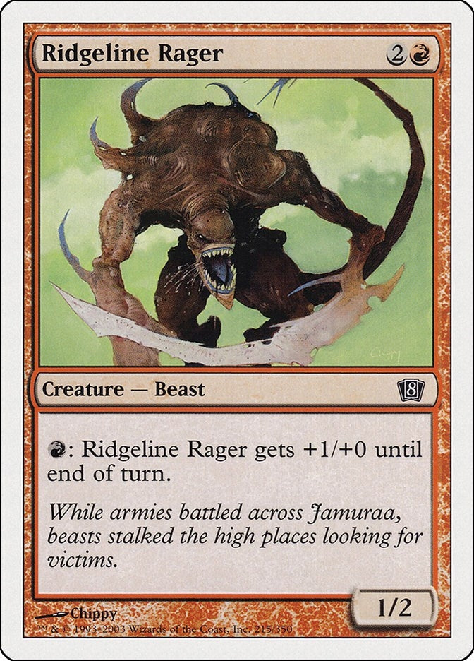Ridgeline Rager (215) [8ED] - MTG Single