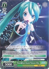 ’Black Rock Shooter’Hatsune Miku (22103) [PD/S22] - Weiss Schwarz Single