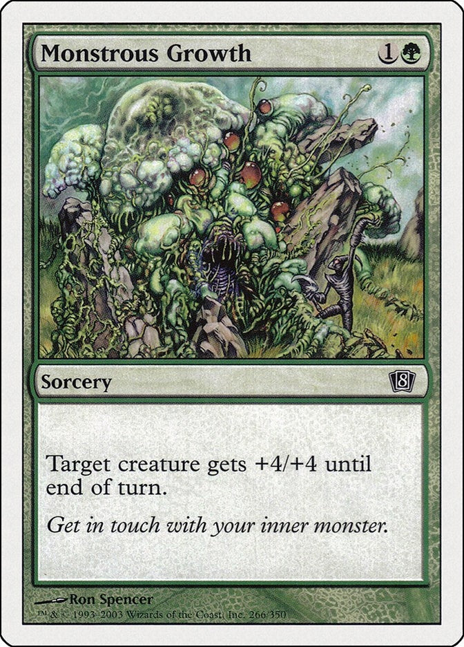 Monstrous Growth (266) [8ED] - MTG Single