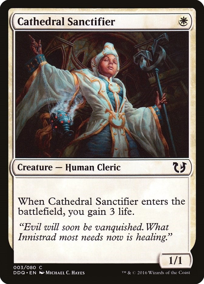 Cathedral Sanctifier (3) [DDQ] - MTG Single