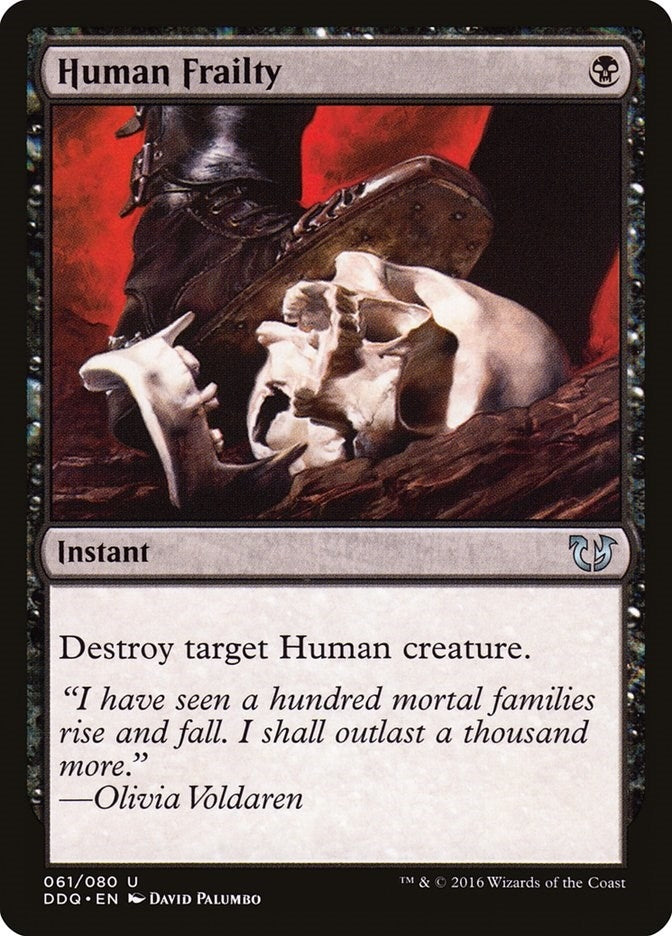 Human Frailty (61) [DDQ] - MTG Single