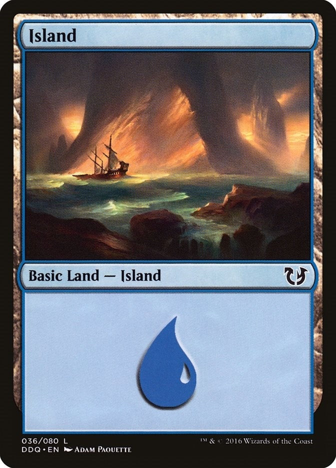 Island (036) (36) [DDQ] - MTG Single
