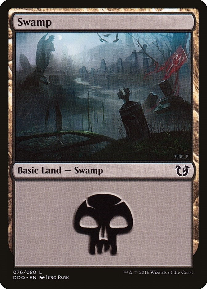 Swamp (076) (76) [DDQ] - MTG Single