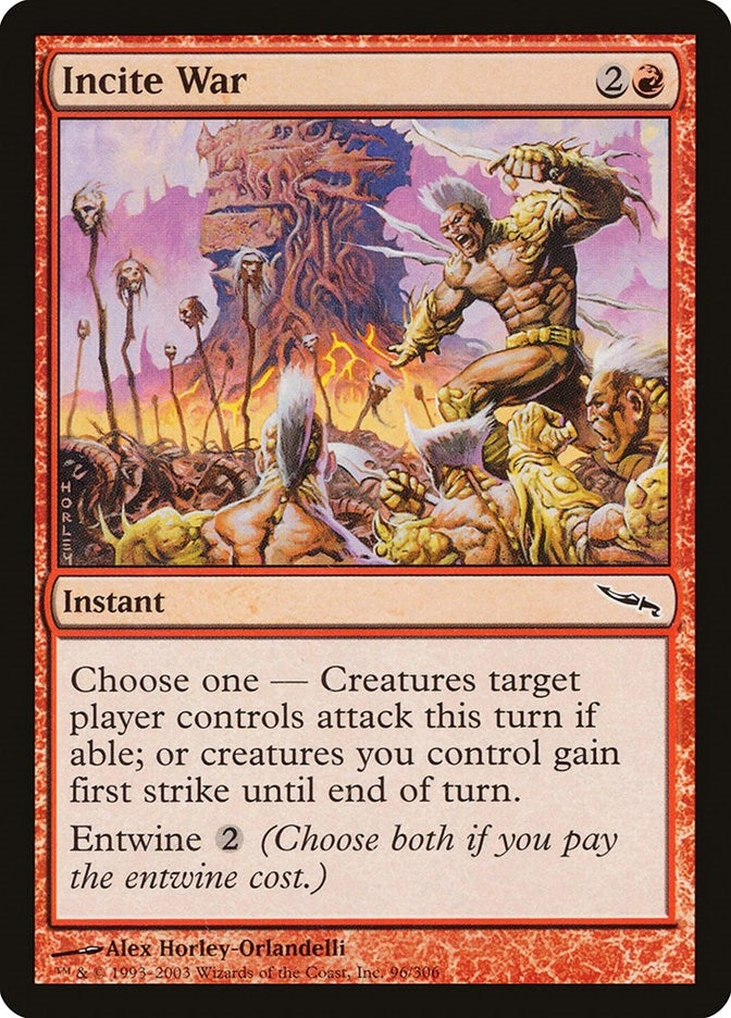 Incite War (96) [MRD] - MTG Single