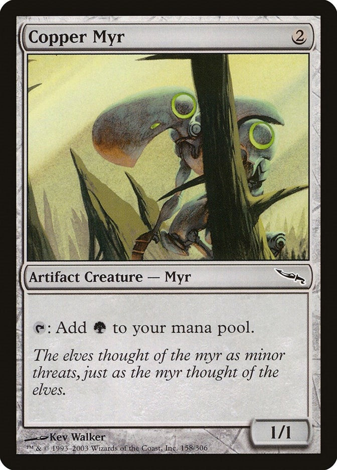 Copper Myr (158) [MRD] - MTG Single