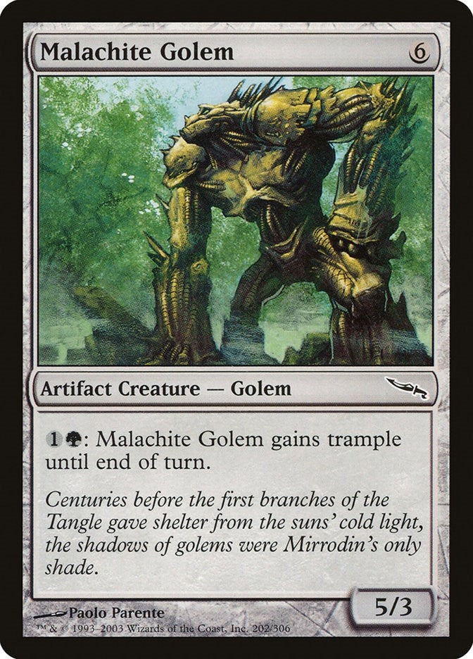 Malachite Golem (202) [MRD] - MTG Single