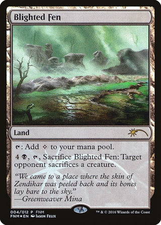 Blighted Fen (4) [FNM] - MTG Single